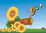 快乐向前进 向日葵 夏天