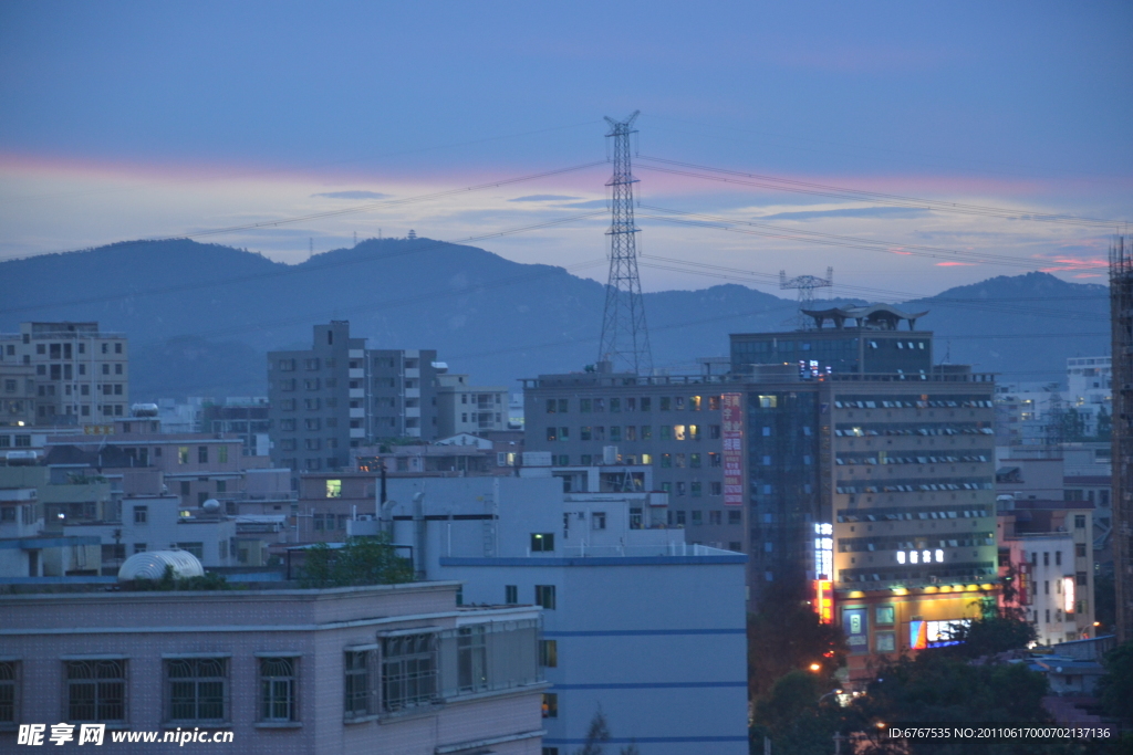 深圳石岩应人石傍晚