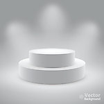 空的白色室内