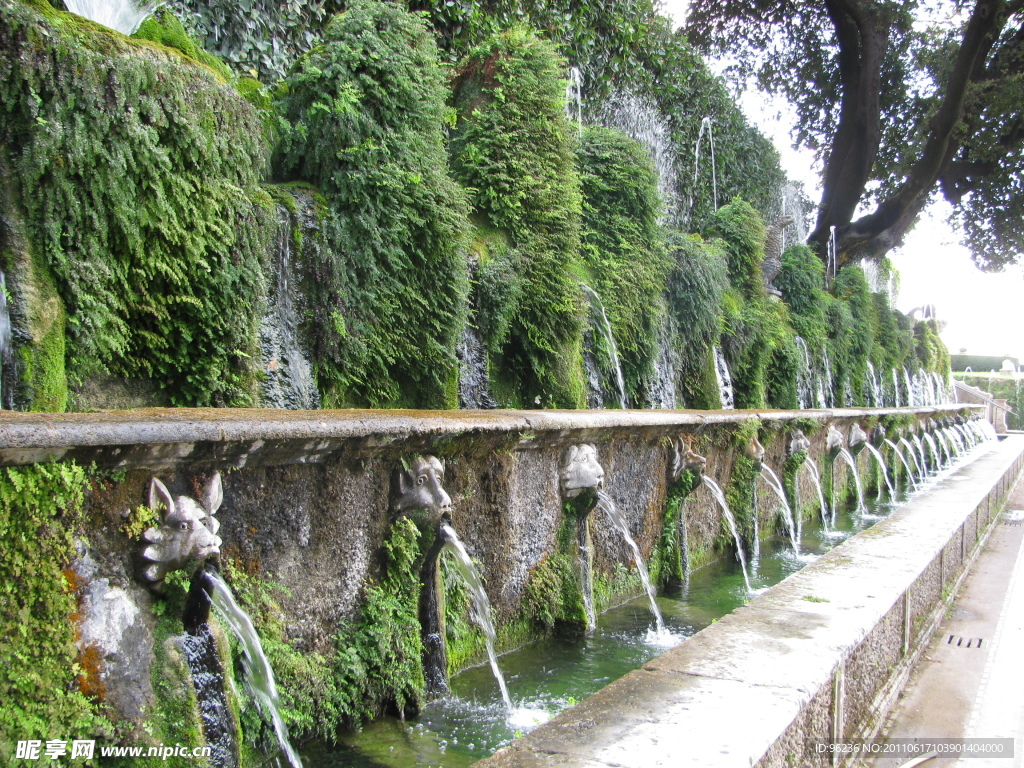 欧式园林水景