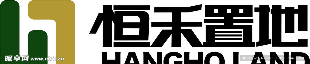 恒禾置地 logo