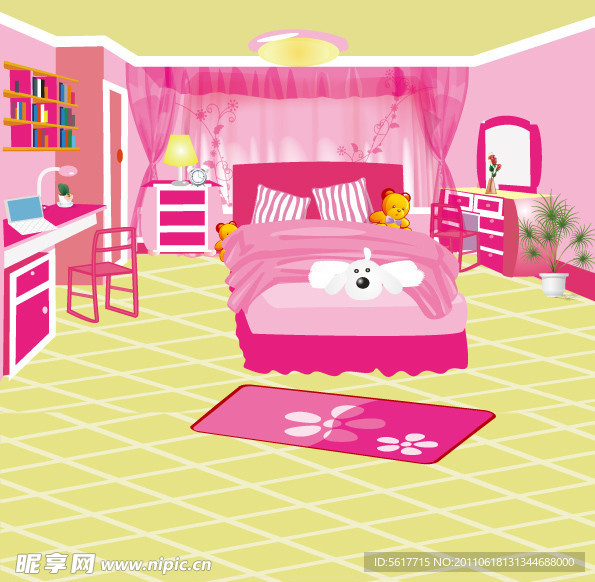 粉色房间