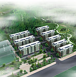 建筑效果图PSD