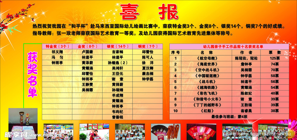 喜报
