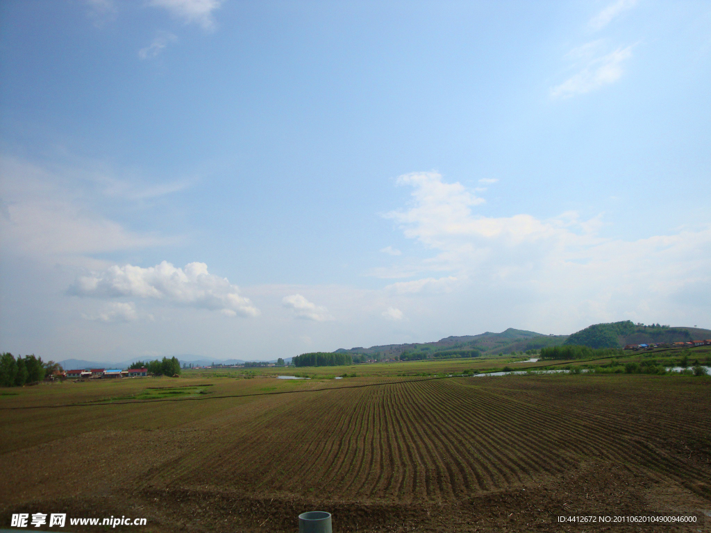 五常凤凰山 大峡谷 稻田