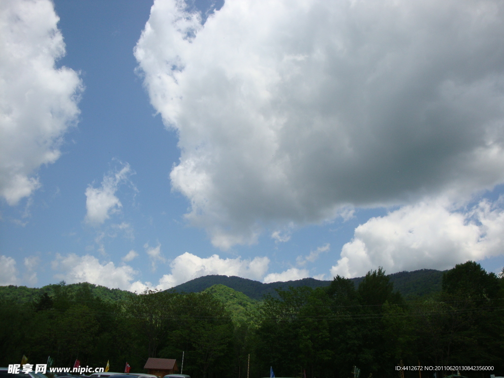 五常凤凰山 大峡谷 蓝天