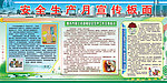 安全生产月宣传板面