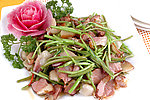 蓠蒿炒腊肉