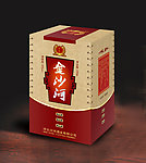 金沙河酒盒包装（展开图）