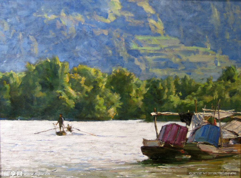 油画