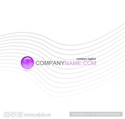 紫色企业logo标志
