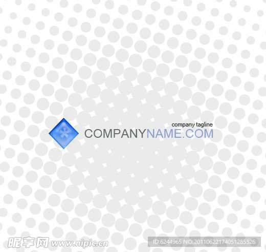蓝色公司logo