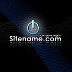 黑色背景网络公司logo