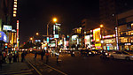 台湾街道夜景