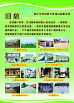 新农村旧貌新颜展板