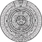 古代日历工具矢量