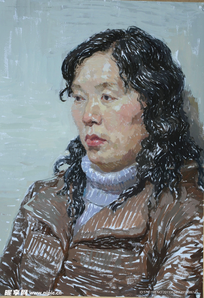 人物水彩画