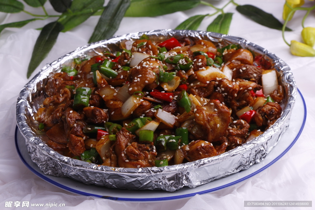 铁板豆豉鸡