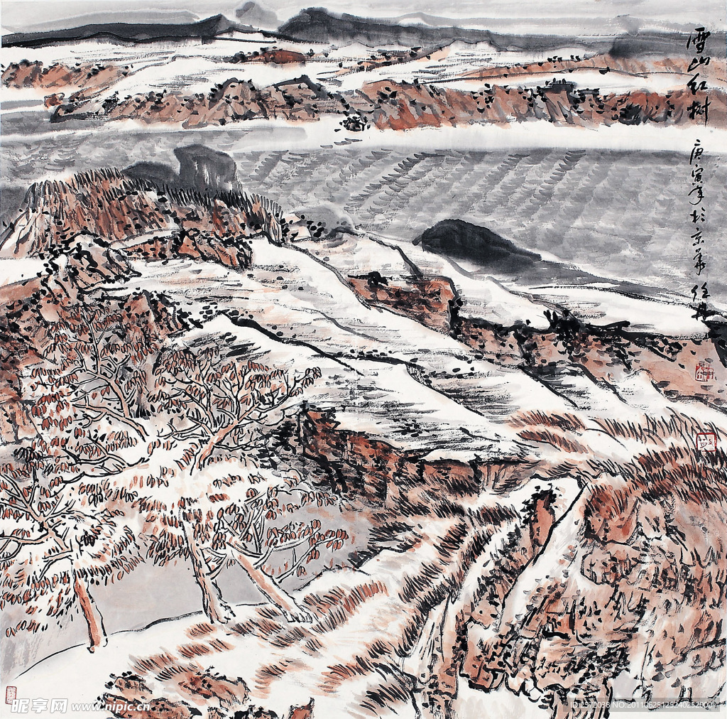 雪山红树