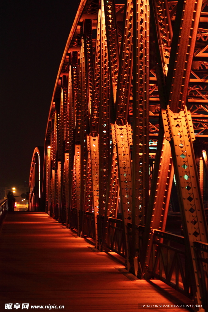 外滩夜景 外白渡桥