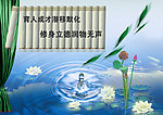 荷花 蓝色