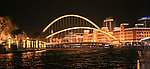 海河大沽桥夜景