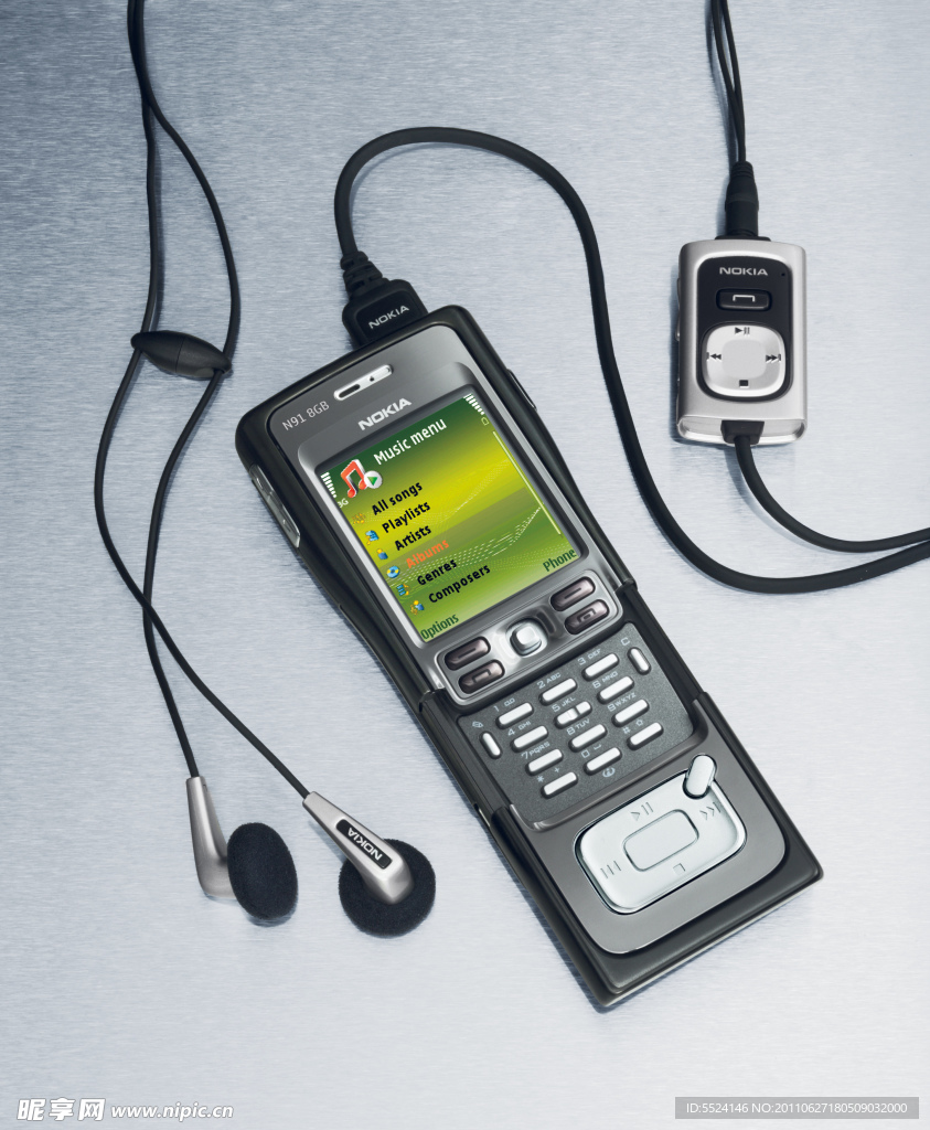 诺基亚 N91 手机带音乐播放器
