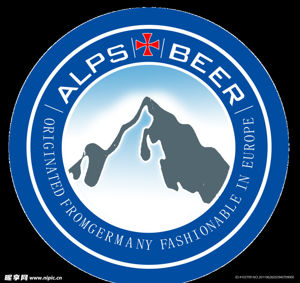 阿尔卑斯啤酒标志