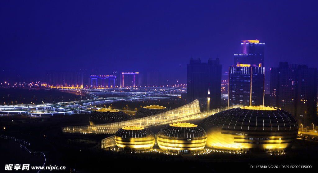 郑东新区夜景