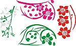 花 边框