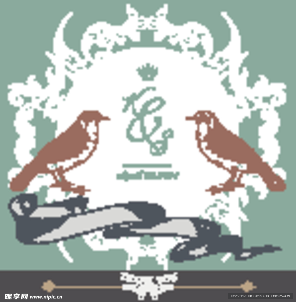 欧式古典花纹