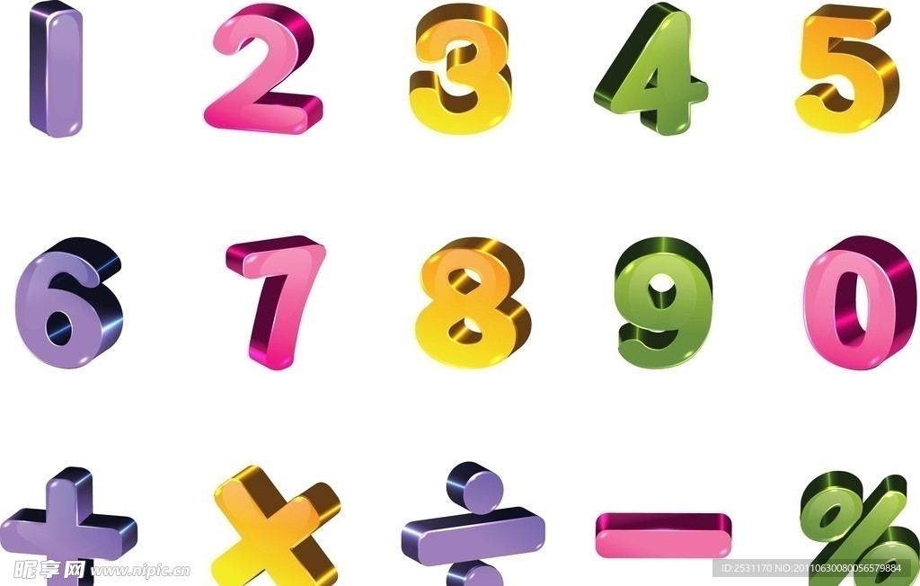 立体数字