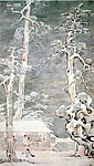宋旭 雪居图轴