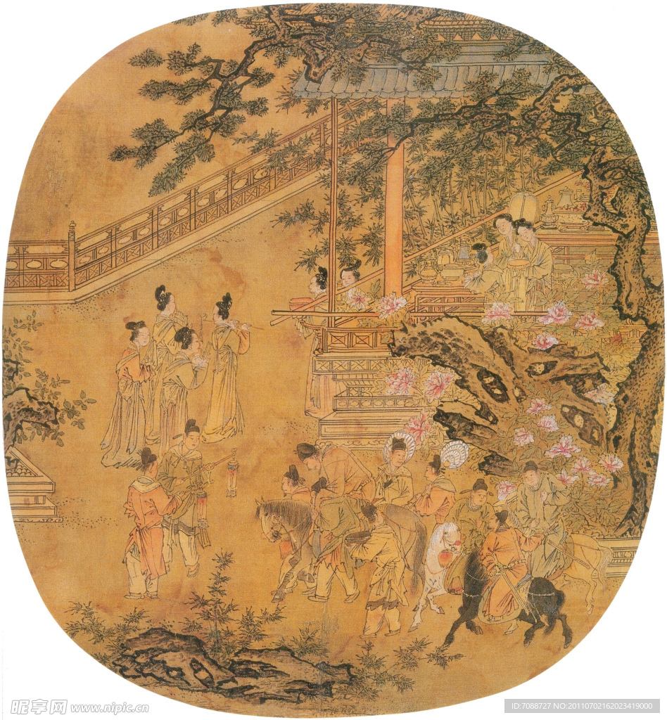 李白醉归图