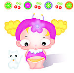 卡通 小孩