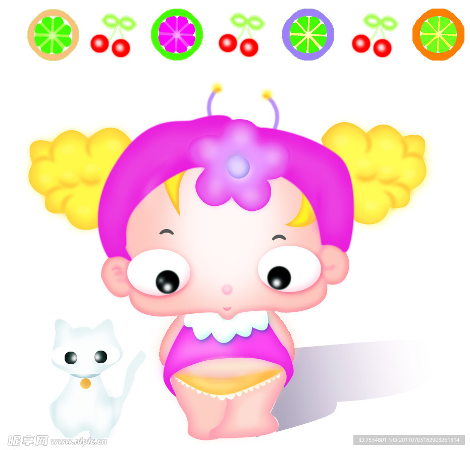 卡通 小孩