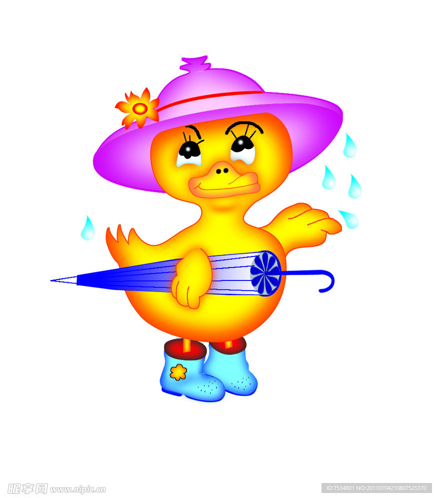卡通 小鸭子
