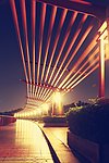 长廊夜景