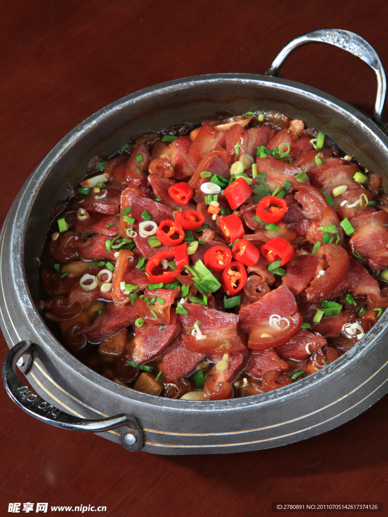 香葱焗驴肉
