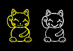 可爱小猫咪动画矢量图