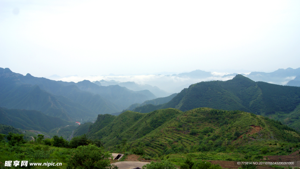 河北野三坡山峰