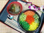石锅鱼籽拌饭