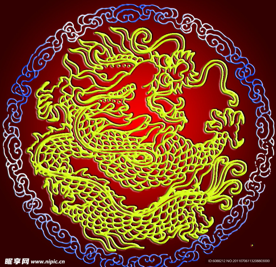 龙 底纹