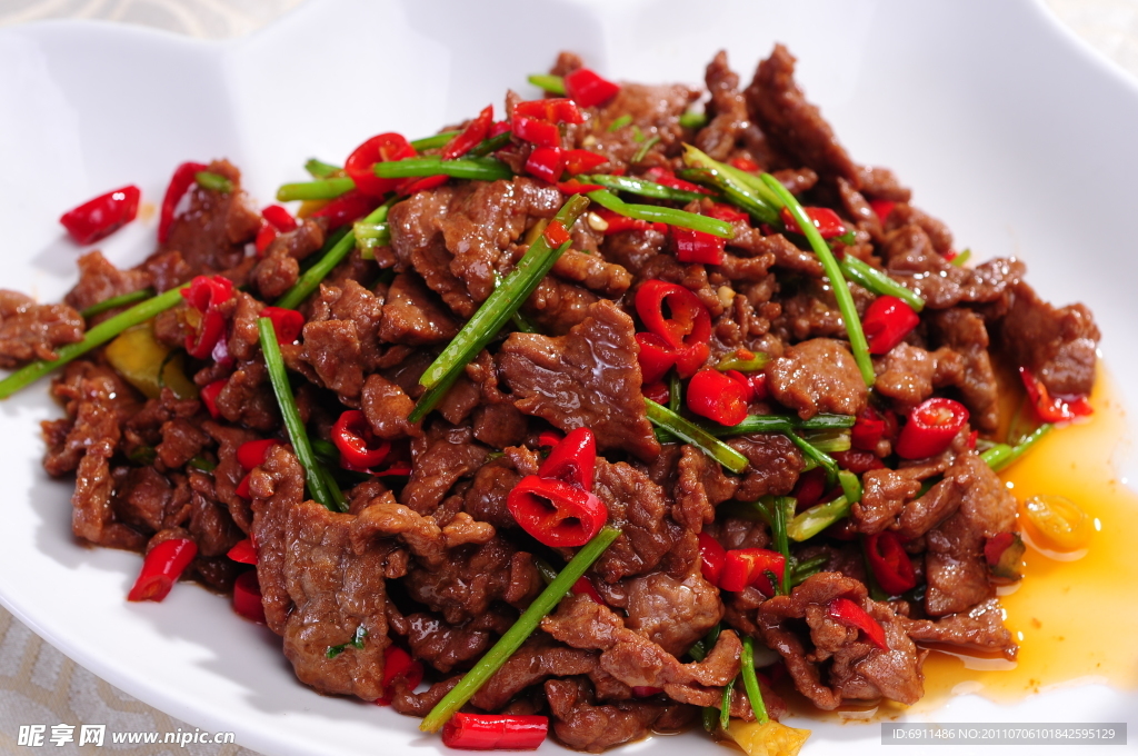 小炒黄牛肉