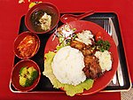吉列鸡扒饭