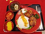 吉列猪扒饭