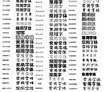 常用中文设计字体58种打包