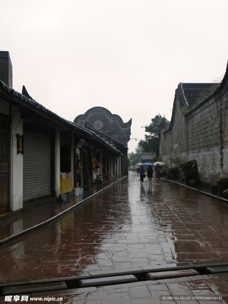洛带旧街口