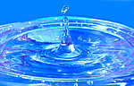 蓝色水滴