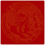 手绘吉祥艺术图